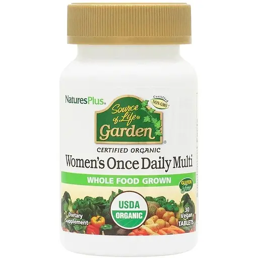 Вітаміни та мінерали Natures Plus Source of Life Garden Womens Once Daily Multi, 30 таблеток