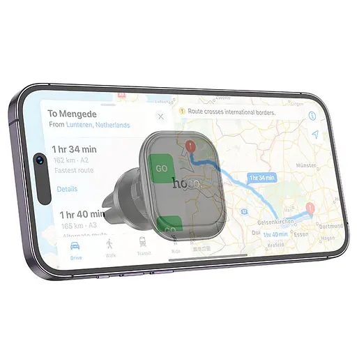 Автотримач Hoco H29 Brilliant magnetic (air outlet) Black - фото 3