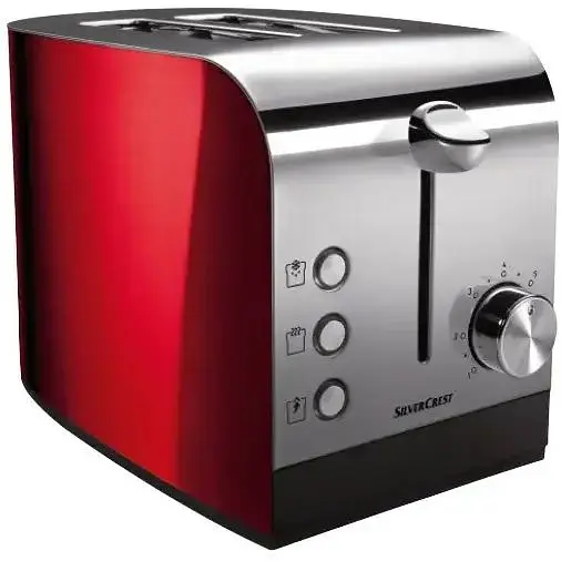 Тостер SilverCrest STS 850 Red (красный) - фото 1