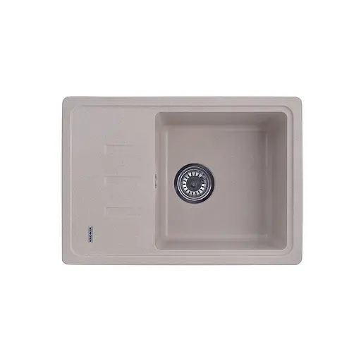 Кухонна мийка гранітна Kroner KRP Komposit COL-6243 CV031059, Береза - фото 1