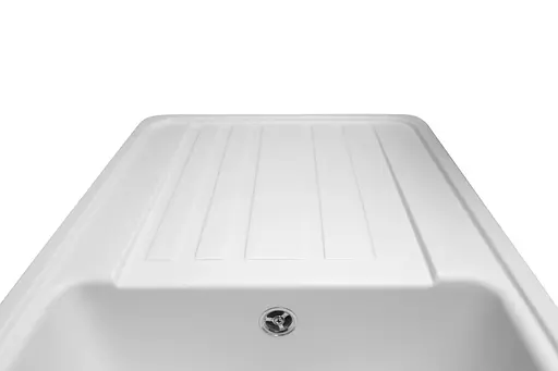 Кухонная мойка гранитная Miraggio Versal white 758x462x201 00211402, Белый - фото 4