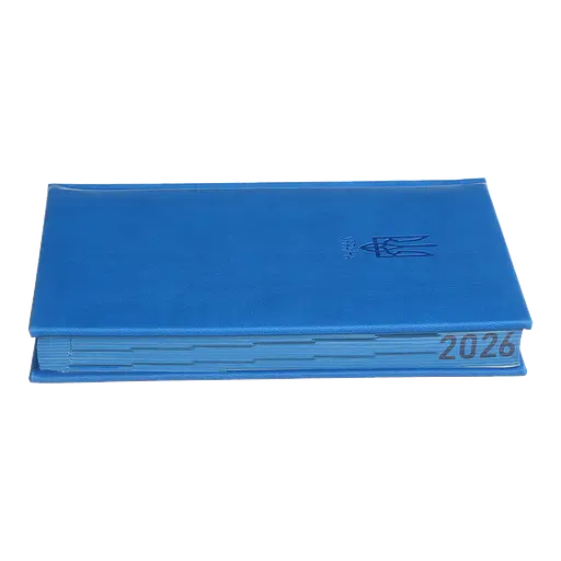 Щоденник датований Buromax Heraldry 2026 A5 штучна шкіра/поролон світло-синій (BM.21128-02) - фото 4