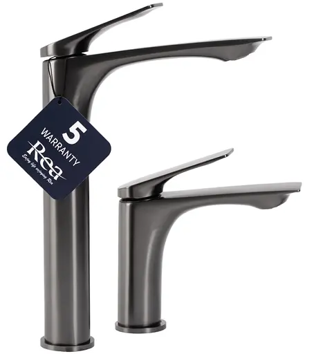 Змішувач для умивальника Rea Avalon tytan графіт високий REA-B2704 Графит - фото 6