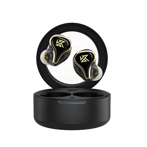 Бездротові навушники Bluetooth KZ SK10 Pro з гібридними випромінювачами (Чорний)
