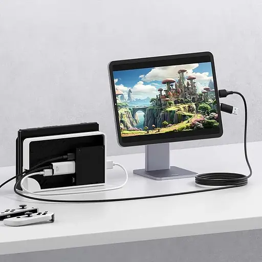 Зовнішня карта відеозахоплювача кабель Xiaomi Hagibis HDMI на USB/Type-C 1080P 60fps 100W PD (UHC10) - фото 4