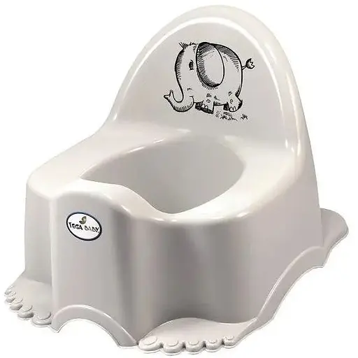 Дитячий горщик Tega Baby ЕСО-Слоник сірий