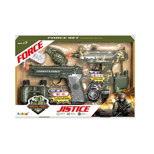 Набор военного 34180 звуковые и световые эффекты, в коробке (6966835160620) - фото 1