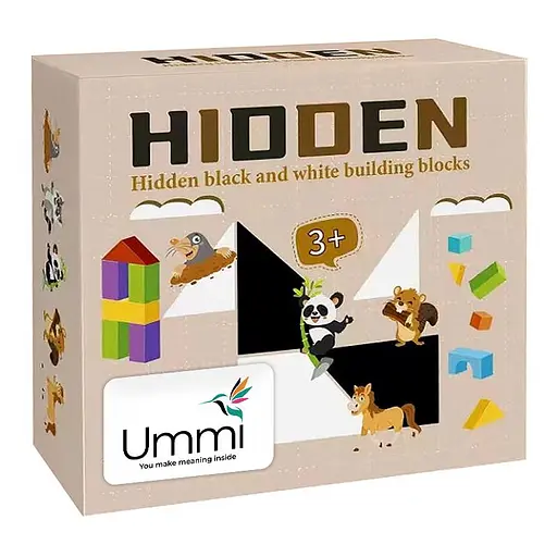 Настольная интерактивная игра Ummi ME-149 Hidden Black and White Blocks Black / White - фото 6