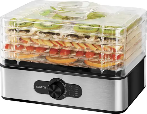 Сушарка для продуктів Sencor SFD950SS 240 Вт 5 піддонів - фото 8