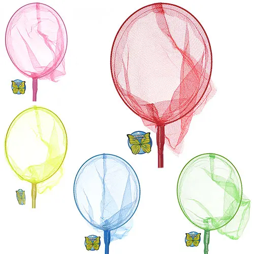 Сачок для бабочек, длина 70 см, длина ручки 50 см, диаметр 20 см, бамбук, M0077U/R (В ассортименте) - фото 2