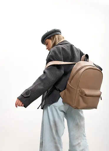 Жіночий рюкзак Sambag Talary кавовий 35 х 25 х 12 см (35312021) - фото 3