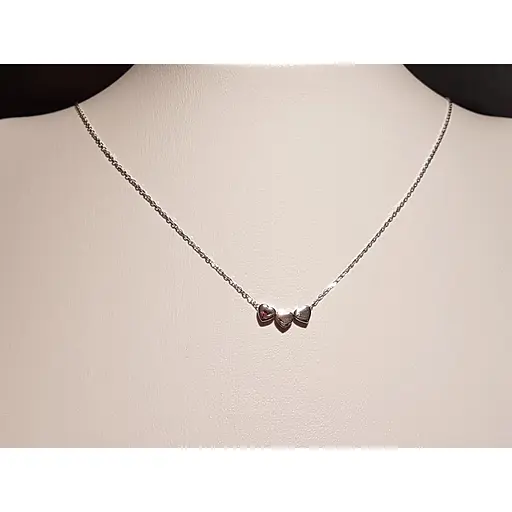 Срібне кольє Qvaliz Серце. 908-00885 45 - фото 2