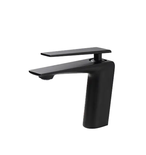 Смеситель для умывальника черный Nett ZB-33 Черный матовый - фото 1