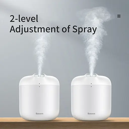 Увлажнитель воздуха BASEUS elephant humidifier 600 мл белый - фото 4