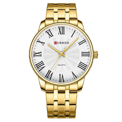 Curren 8422 Gold-White