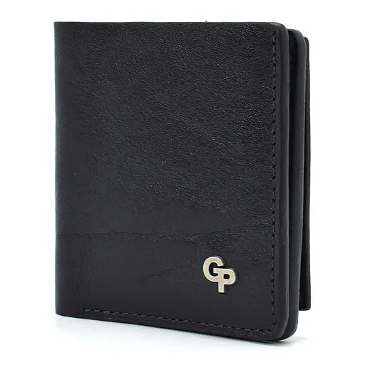 Мужской кожаный кошелек Grande Pelle 10х10х2 см acs0029261 - фото 3