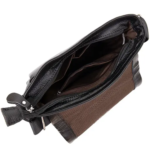 Чоловіча шкіряна сумка Vintage 25х27х5 см sum0013942 - фото 6