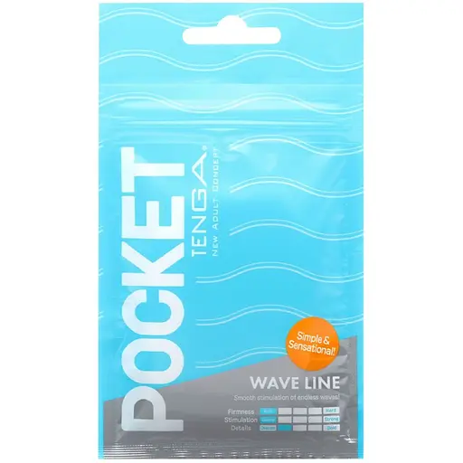 Мастурбатор Tenga Pocket Wave Line (4821002029846)