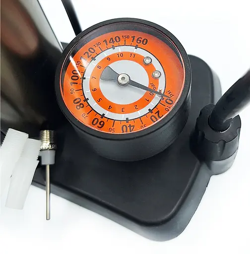 Насос велосипедный Honor FP1845D с манометром золотой/хром (G0000469) - фото 3