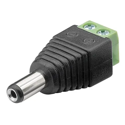 Разъем питания под винт для камер видеонаблюдения (папа) Grace Security PWC-02 (100358)