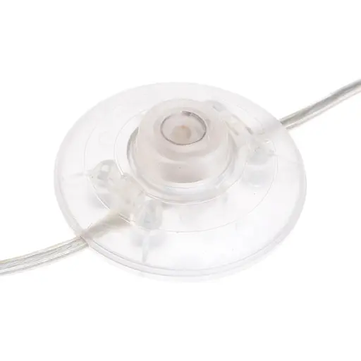 Шнур с круглым выключателем Brille P-2S transparent 1.8 m - фото 2
