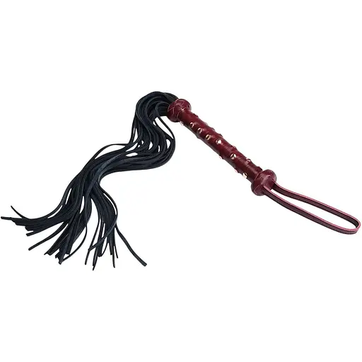 Флогер Liebe Seele Wine Red Deluxe Cow Leather Heavy Flogger 81 см бордовий