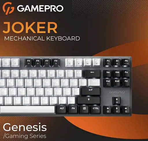 Клавіатура ігрова механічна GamePro MK-124-G USB Hot-Swap Outemu Red Switch Black-White - фото 13