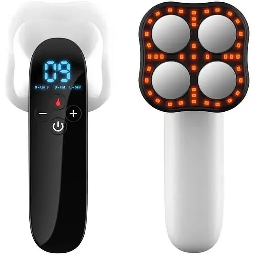 Беспроводной ручной массажер для удаления целлюлита 4 массажные головки Catalpa U