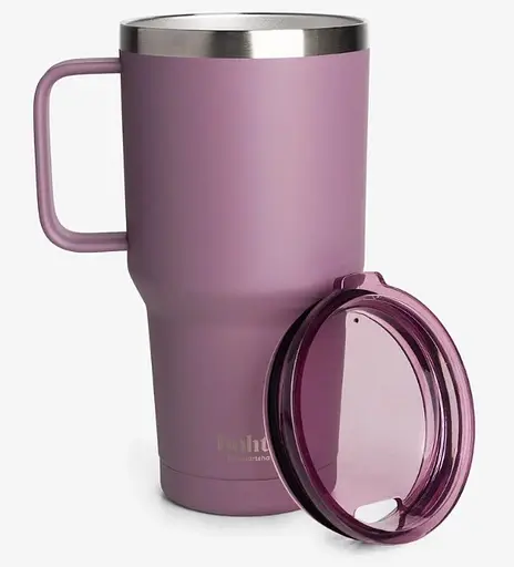 Термостакан SmartShake Bohtal с ручкой из нержавеющей стали Tumbler Plum 900 мл (11290001) - фото 1