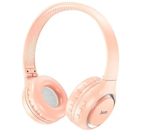 Беспроводные Bluetooth наушники Hoco W41 розовый - фото 2