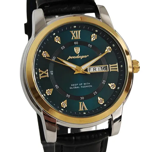 Годинник Poedagar Unique Men Leather Deluxe, 2 ремешка