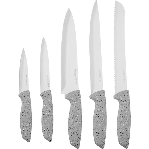 Набор ножей с блоком Ardesto Gemini 6 предметов серый (AR2106GR) - фото 4