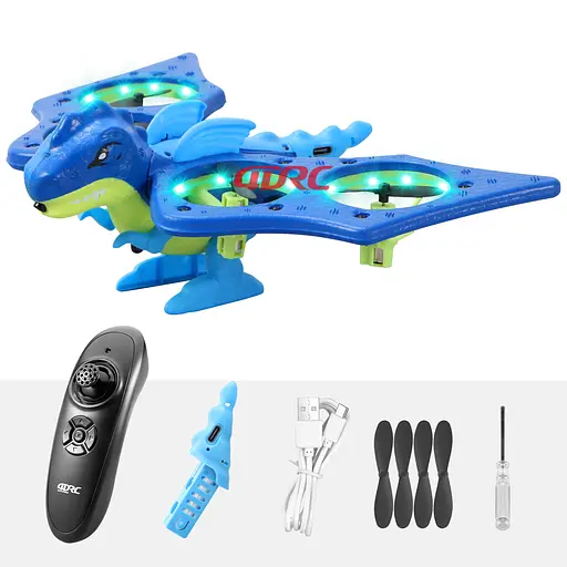 Квадрокоптер Дракон, 22.5x16x8 см, світло, акумулятор, 4D-V48 - фото 3