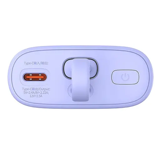 Зовнішній акумулятор Baseus Power Bank 5200mAh 20W Lightning (P10055600512-00) Purple - фото 3