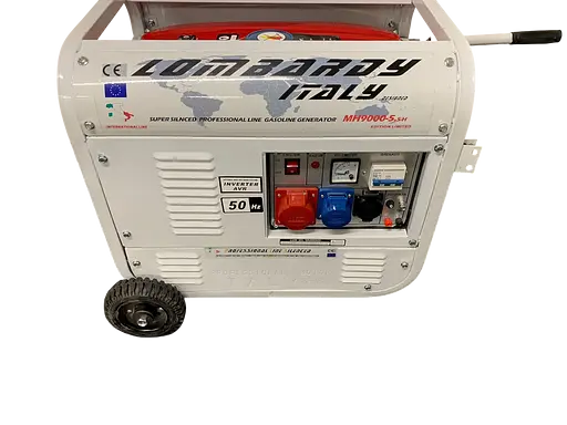 Генератор бензиновый 6 кВт Lombardy Italy MH9000 3-х Фазный
