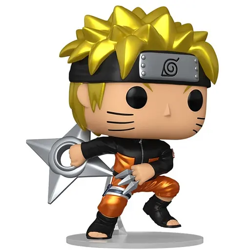 Ігрова фігурка Funko Pop! Naruto Shippuden Naruto Uzumaki з кунаями та cюрікеном (83804) - фото 2