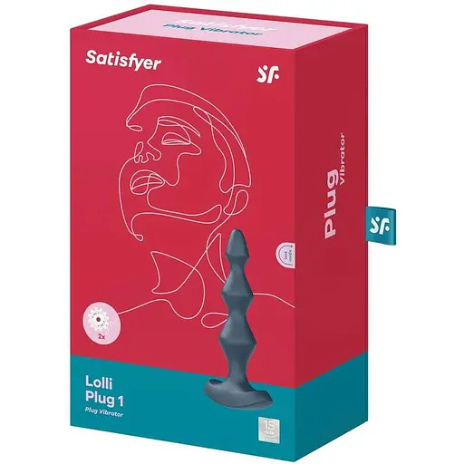 Анальний стимулятор-намистини з двома моторами Satisfyer Lolli-Plug 1 Dark teal - фото 5