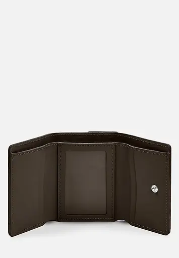 Кожаный кошелек Trinity шоколад краст - фото 3