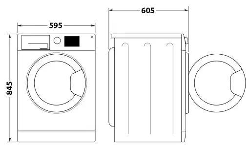 Стиральная машина Whirlpool FFB 10469 BV UA автоматическая (6857177) - фото 6