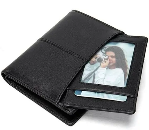 Мужской кожаный кошелек Vintage 9.5х12х3 см acs0015334 - фото 6