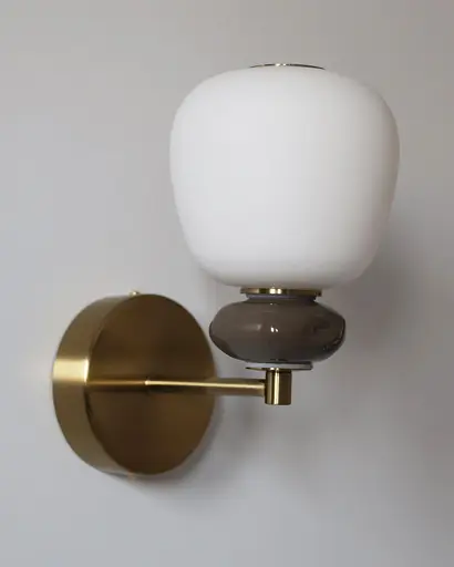 Бра, настенный светильник Nowodvorski 11703 Ceramic LED 1x8W 3000K 650Lm IP20 латунный - фото 4