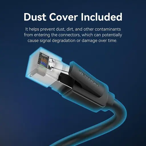 Патч-корд Vention Cat8 SFTP Patch Cable 1.5 м Black (IKKBG) - фото 9