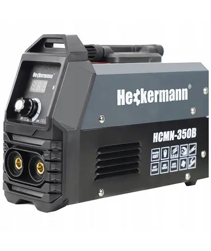 Інверторний зварювальний апарат із функцією гарячого пуску Heckermann HCMN-350B - фото 2