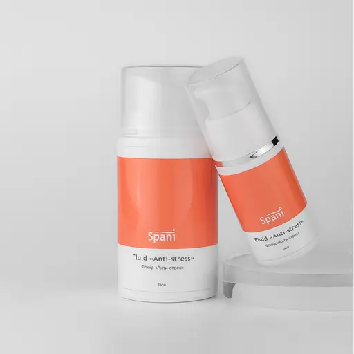 Легкий гель для лица с матирующим эффектом и SPF 35 Fluid Anti-stress SPF 35 Spani 50 мл - фото 3
