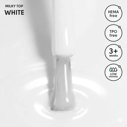 Молочний топ без липкого шару Shelly Milky Top 12 мл - фото 2