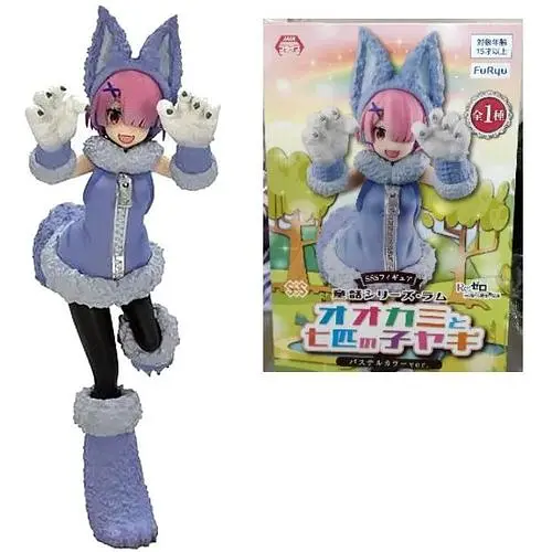 Фигурка Furyu Рам Re: Zero Жизнь с нуля в альтернативном мире Ram 21 см WST RZ R 243 - фото 1