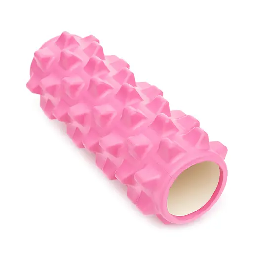 Масажний ролик Cornix EVA 33 x 14 см (валик, ролер) XR-0323 Pink - фото 4