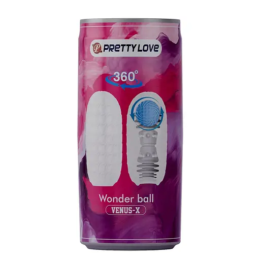 Мастурбатор Pretty Love Venus-X Wonder Ball белый - фото 3
