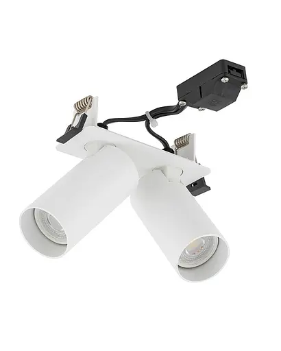 Світильник поворотний, спот Nowodvorski 11443 Fourty Surface II GU10 2x10W IP20 Білий - фото 1