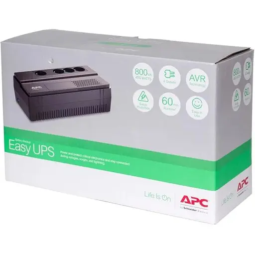 Лінійно-інтерактивний ДБЖ APC Easy UPS 800VA Schuko (BV800I-GR) - фото 4